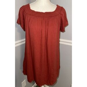 Abercrombie and Fitch Dress Size Small Off the Shoulder Flutter Sleeve Muslin